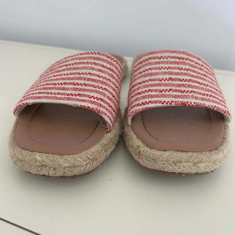 Universal Thread Fisherman Nautical Coastsl Preppy Square Toe Sandals‎ Resort